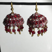 Teracotta hanging earing with stones
