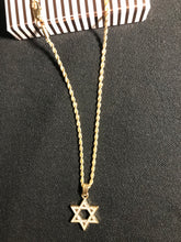 Star Of David Pendant and chain